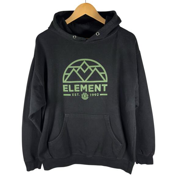Element Skateboards Vintage Y2K Big Logo Pullover Hoodie Men’s L - Skater Urban - Picture 1 of 11